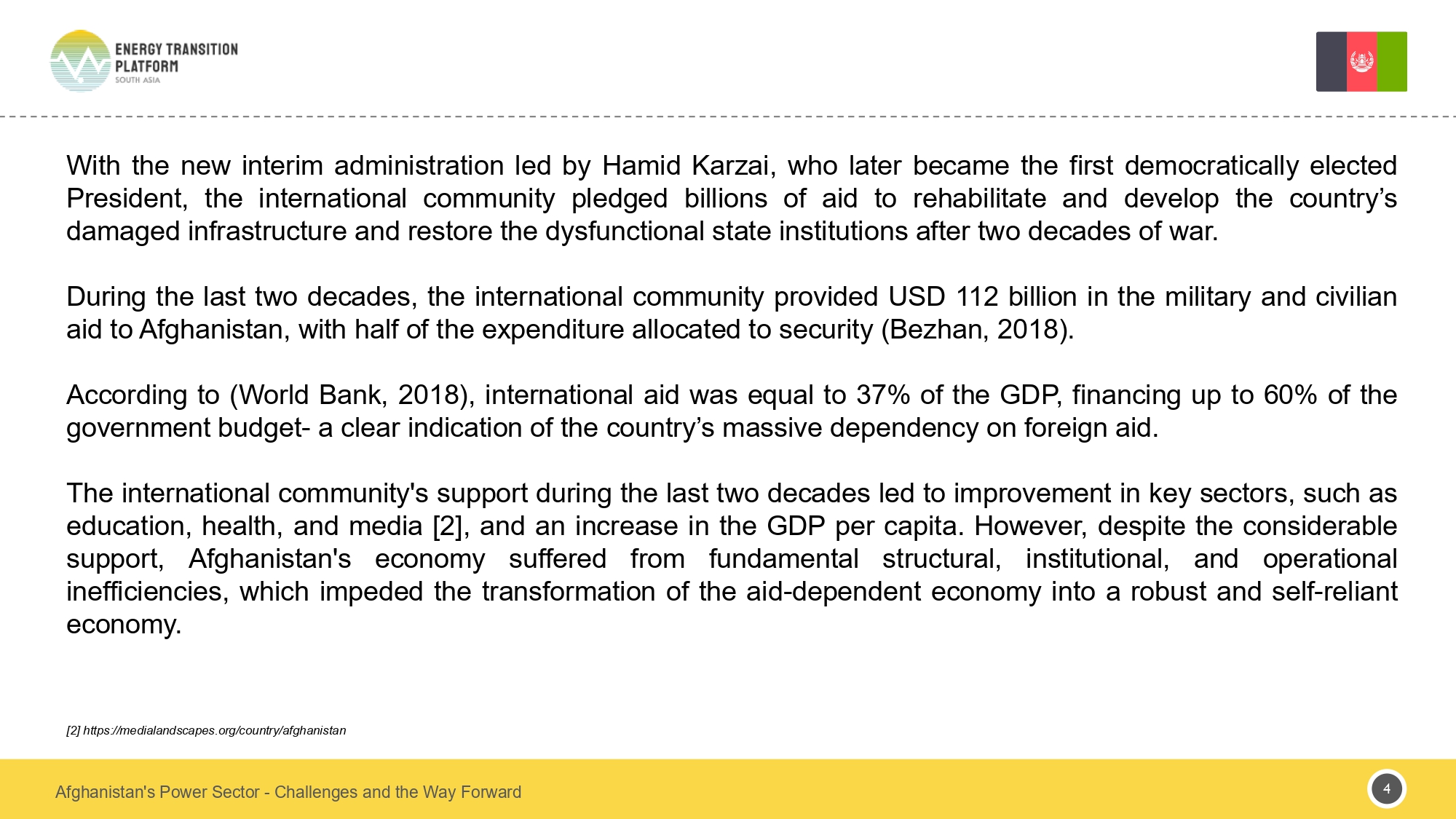 Afghanistan Policy Brief
