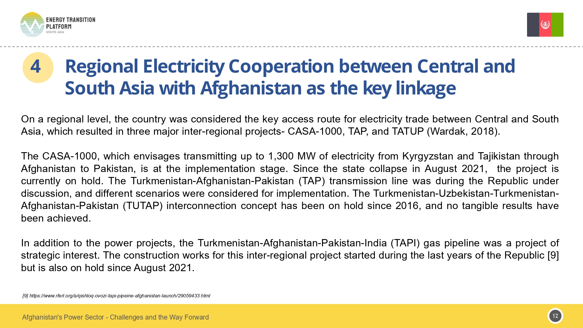 Afghanistan Policy Brief