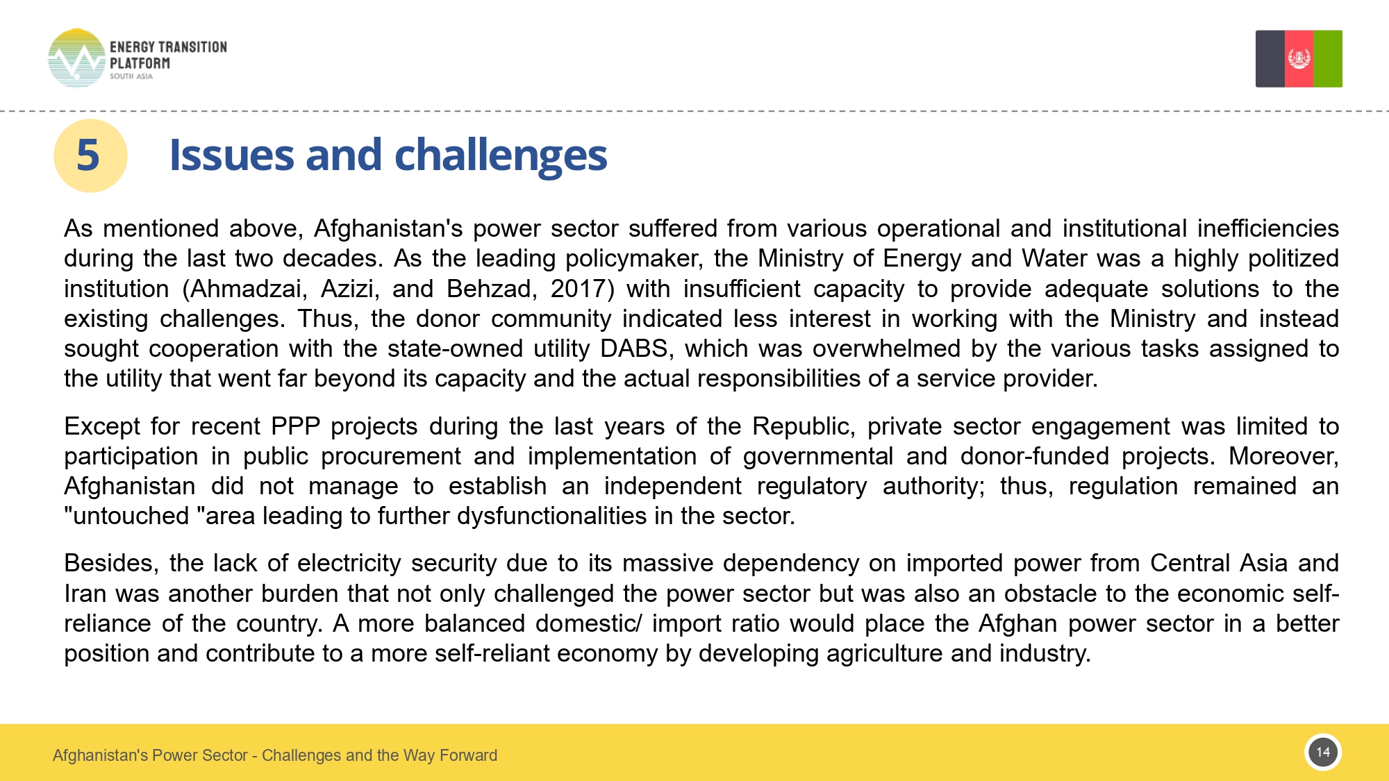 Afghanistan Policy Brief