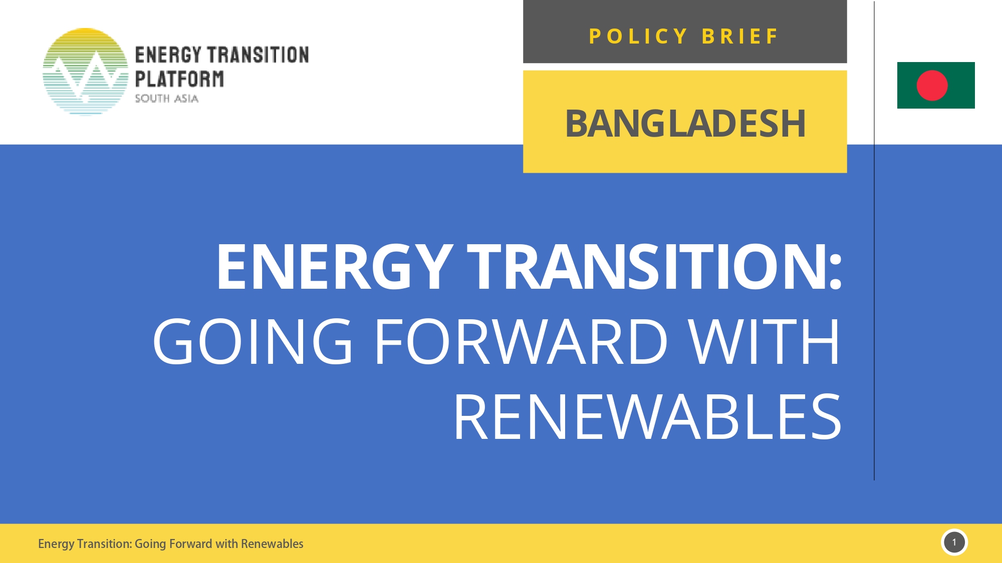Bangladesh Policy Brief