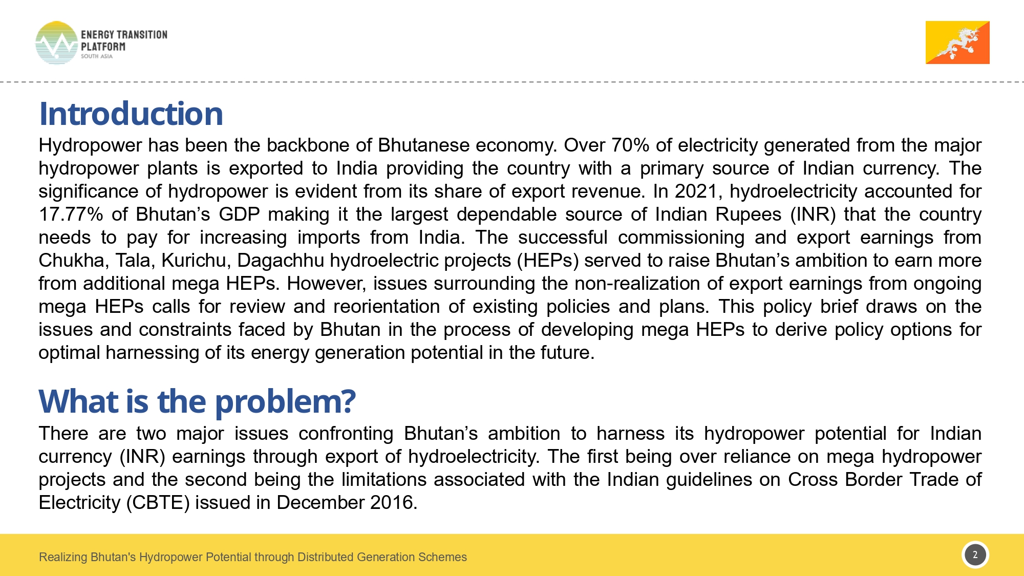 Bhutan Policy Brief