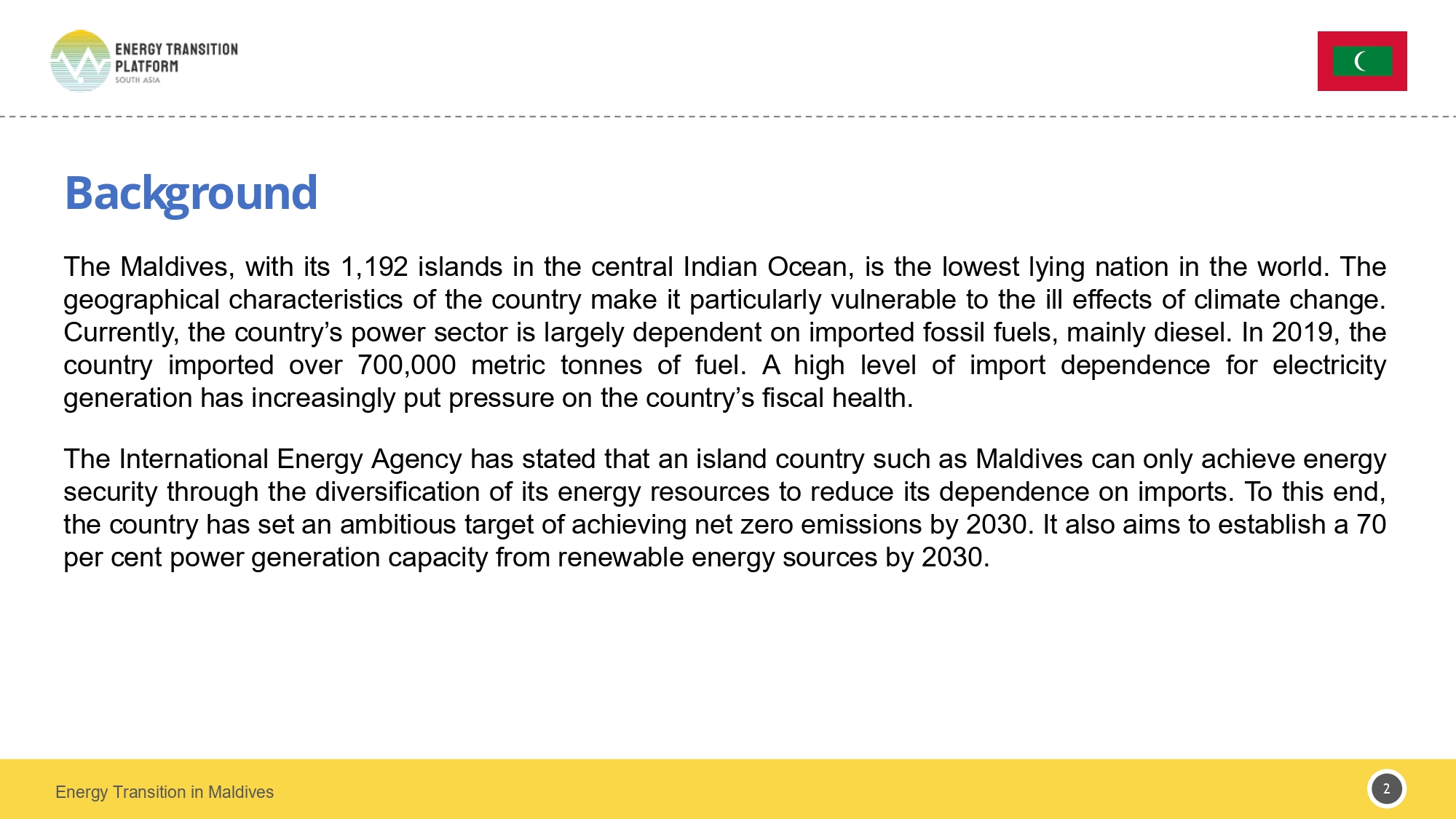 Maldives Policy Brief