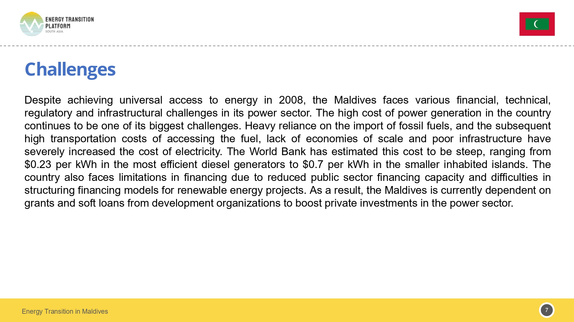 Maldives Policy Brief