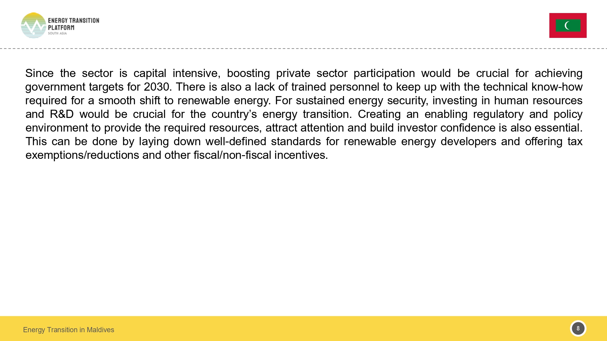 Maldives Policy Brief